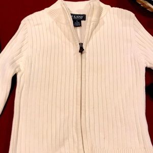 Boys full zip sweater